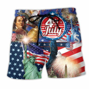 America Love July Style - Beach Short - Owl Ohh - Owl Ohh