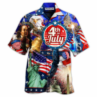 America Love July Style - Hawaiian Shirt - Owl Ohh - Owl Ohh