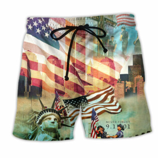 America Never Forgotten Tower Challenge - Beach Short - Owl Ohh - Owl Ohh