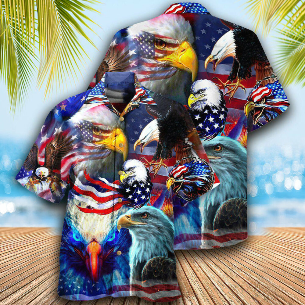America Soar Like An Eagle - Hawaiian Shirt - Owl Ohh - Owl Ohh