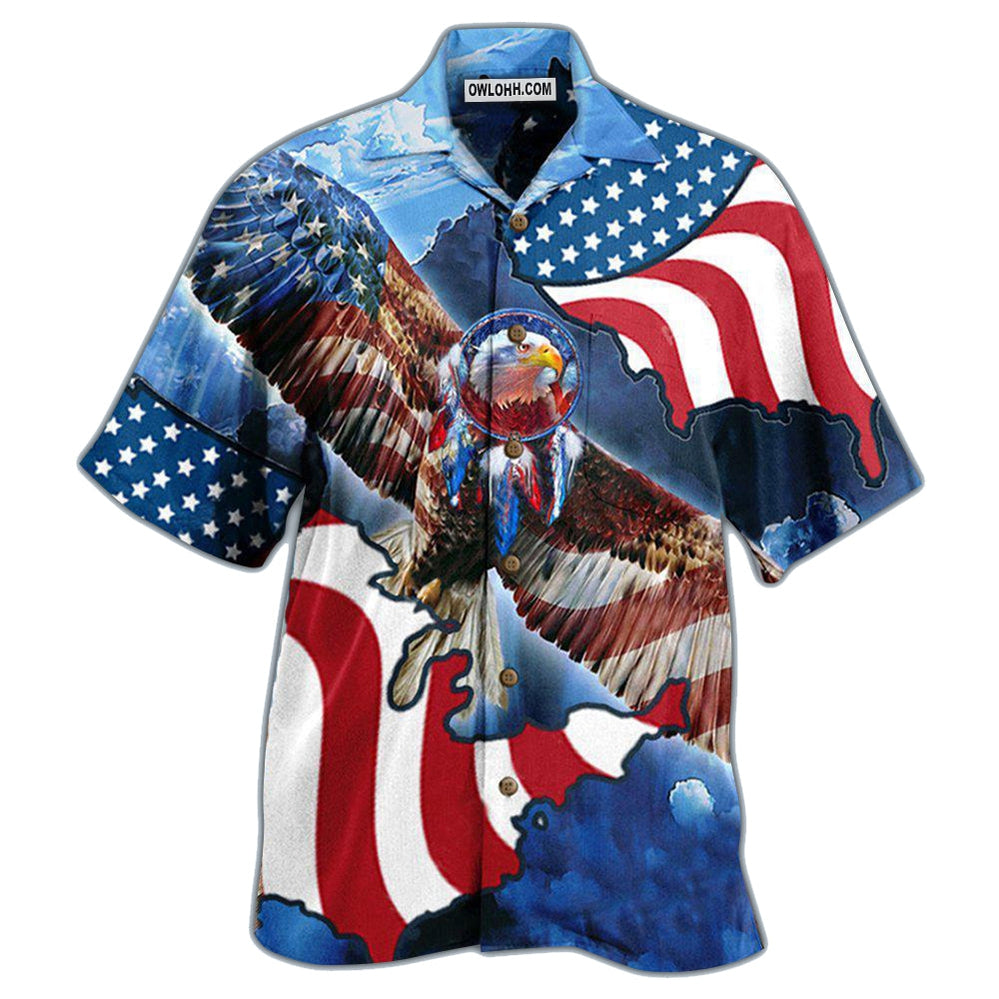 America Special Patriotic Eagle - Hawaiian Shirt - Owl Ohh - Owl Ohh