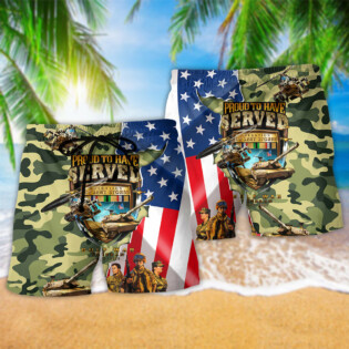 America Veteran War And Peace - Beach Short - Owl Ohh - Owl Ohh