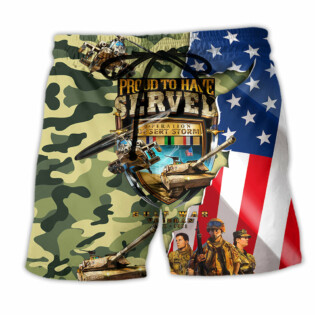 America Veteran War And Peace - Beach Short - Owl Ohh - Owl Ohh
