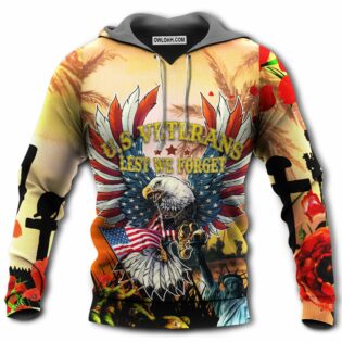 America Veterans Let We Forget - Hoodie - Owl Ohh - Owl Ohh