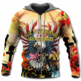 America Veterans Let We Forget - Hoodie - Owl Ohh - Owl Ohh
