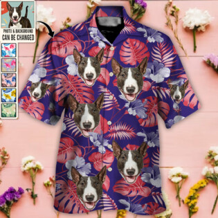 Dog Lucky You Want Tropical Custom Photo - Hawaiian Shirt - Personalized Photo Gifts-Owl Ohh