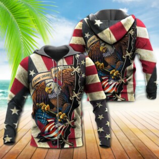 American Eagle Fly Flag - Hoodie - Owl Ohh - Owl Ohh