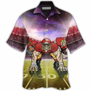 American Football Mysterious Sky Cool Style - Hawaiian Shirt - Owl Ohh - Owl Ohh