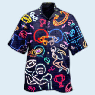American Football Play Like A King - Hawaiian Shirt - Owl Ohh - Owl Ohh