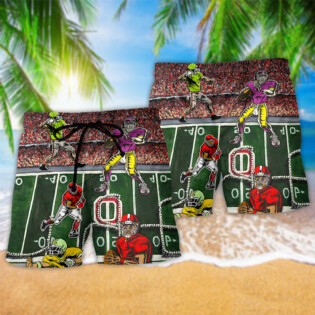 American Football Style Dark Style - Beach Short-Owl Ohh