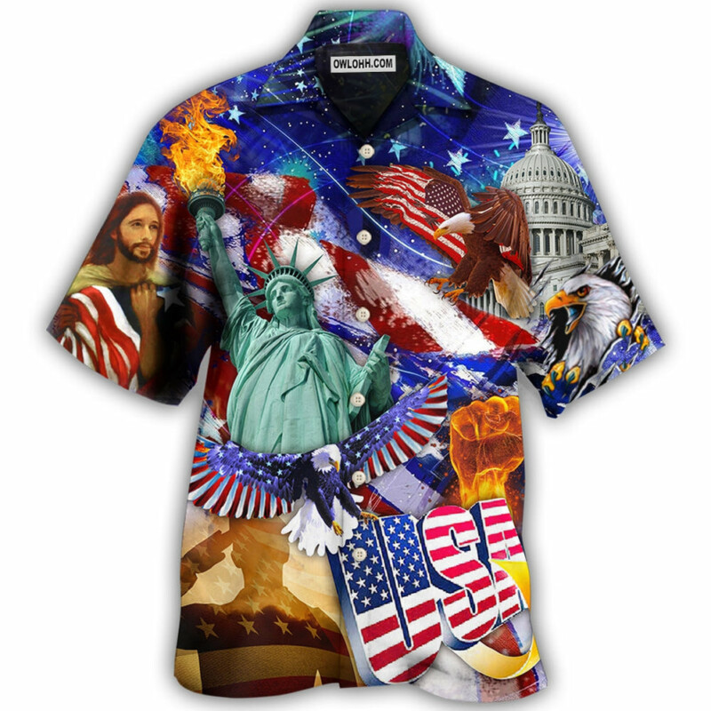 America Independence Day - Hawaiian Shirt - Owl Ohh - Owl Ohh
