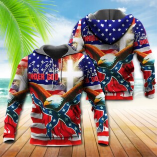 American One Nation Under God Patriotism - Hoodie - Owl Ohh - Owl Ohh