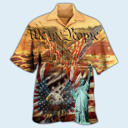 America Patriotism Eagle - Hawaiian Shirt - Owl Ohh - Owl Ohh