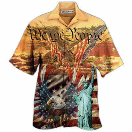 America Patriotism Eagle - Hawaiian Shirt - Owl Ohh - Owl Ohh