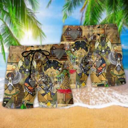 Ancient Egypt Explore - Beach Short - Owl Ohh - Owl Ohh