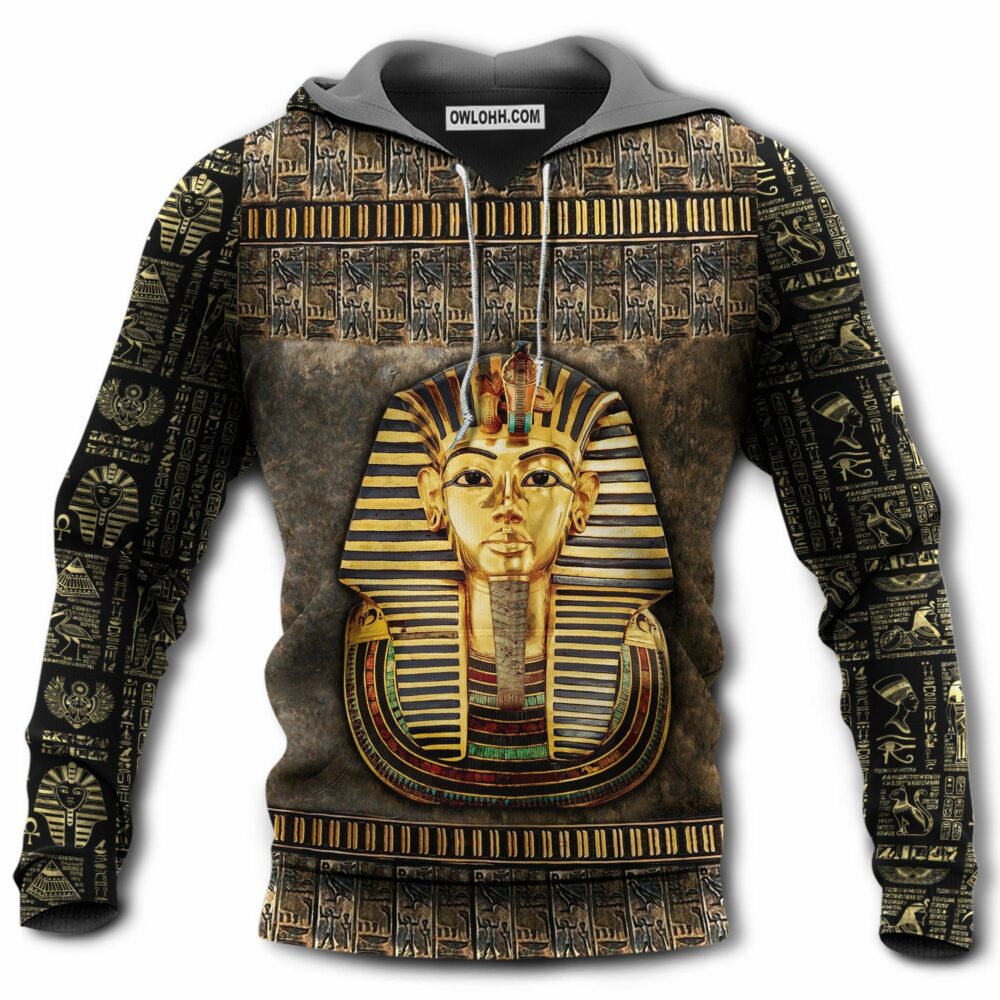Ancient Egypt Tutankhamun With Classic Style - Hoodie - Owl Ohh - Owl Ohh