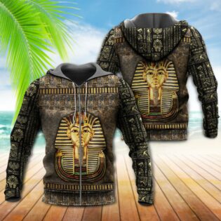 Ancient Egypt Tutankhamun With Classic Style - Hoodie - Owl Ohh - Owl Ohh