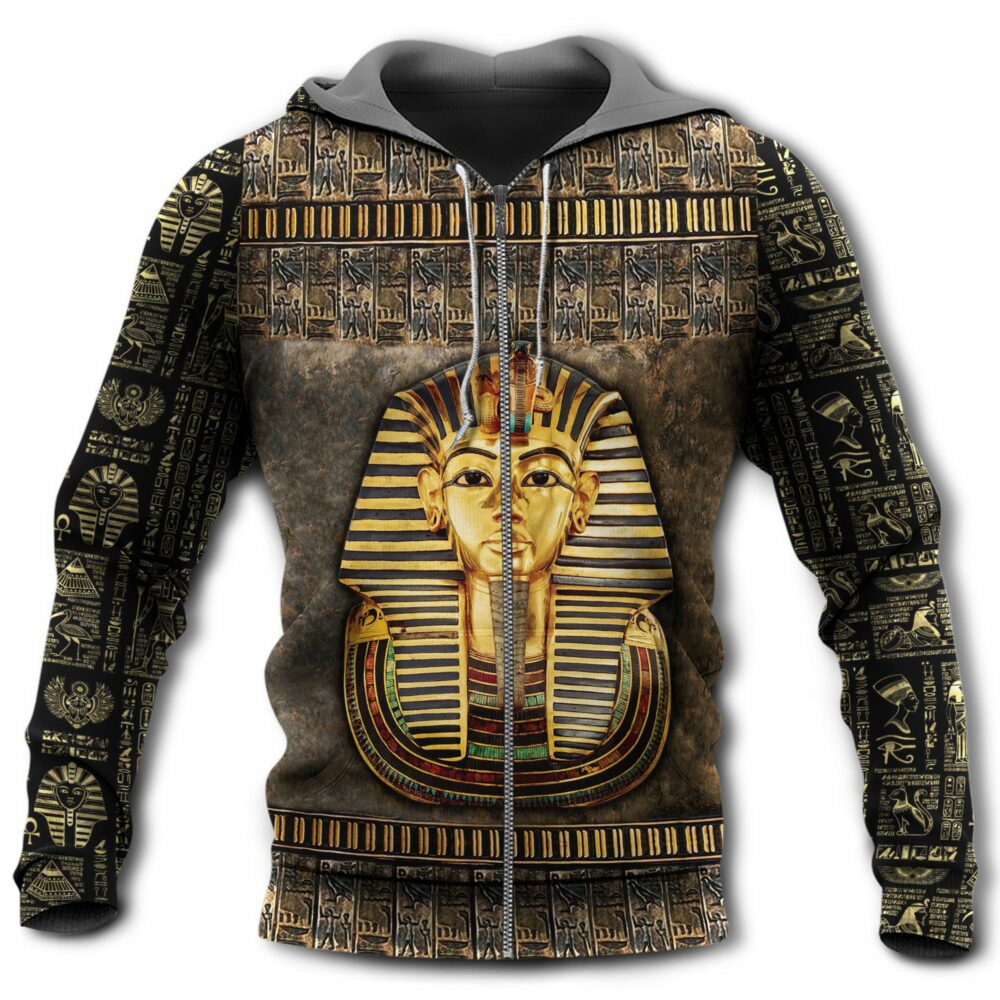 Ancient Egypt Tutankhamun With Classic Style - Hoodie - Owl Ohh - Owl Ohh