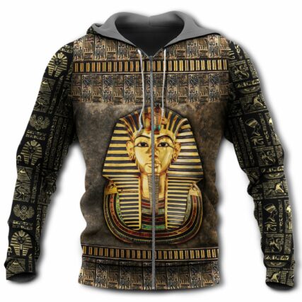Ancient Egypt Tutankhamun With Classic Style - Hoodie - Owl Ohh - Owl Ohh