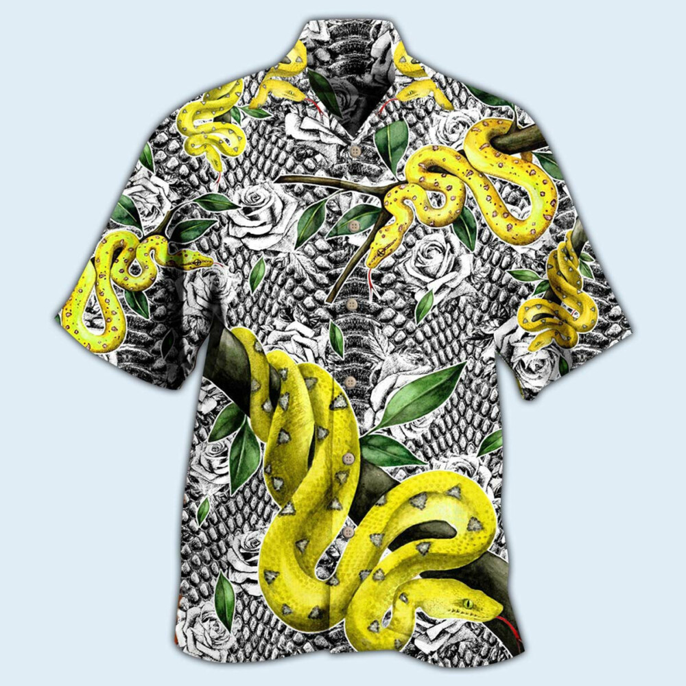 Snake Animals Awesome Snake - Hawaiian Shirt - Owl Ohh - Owl Ohh