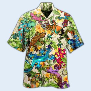 Lizard Animals Back Off Or The Lizard Gets Its - Hawaiian Shirt - Owl Ohh - Owl Ohh