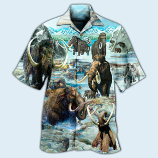 Mammoth Animals Back To Time Mammoth Alive - Hawaiian Shirt - Owl Ohh - Owl Ohh