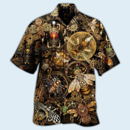 Bee Animals Bee Kind Bee You - Hawaiian Shirt - Owl Ohh - Owl Ohh
