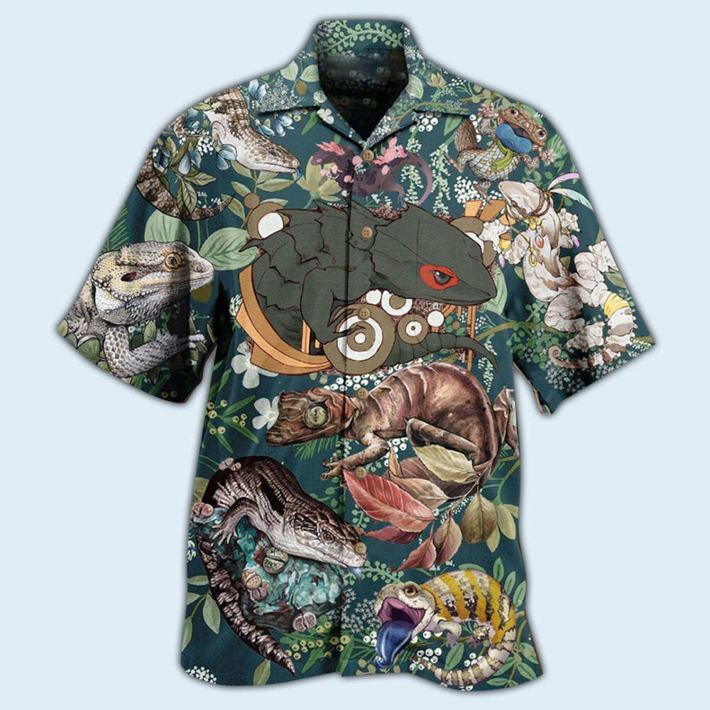 Reptile Animals Love Reptile - Hawaiian Shirt - Owl Ohh - Owl Ohh