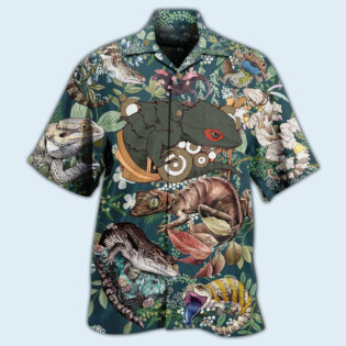 Reptile Animals Love Reptile - Hawaiian Shirt - Owl Ohh - Owl Ohh