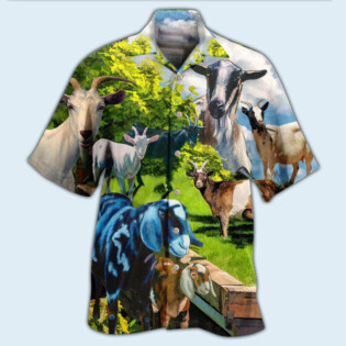 Goat Animals Goat Anything - Hawaiian Shirt - Owl Ohh - Owl Ohh