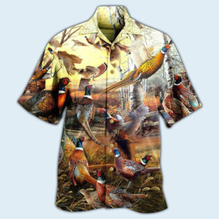 Hunting Animals Its Time For Pheasant Hunting - Hawaiian Shirt - Owl Ohh - Owl Ohh