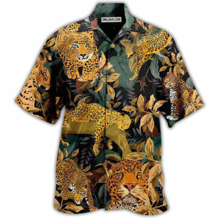 Leopard Animals Proud Leopard Natural Print - Hawaiian Shirt - Owl Ohh - Owl Ohh