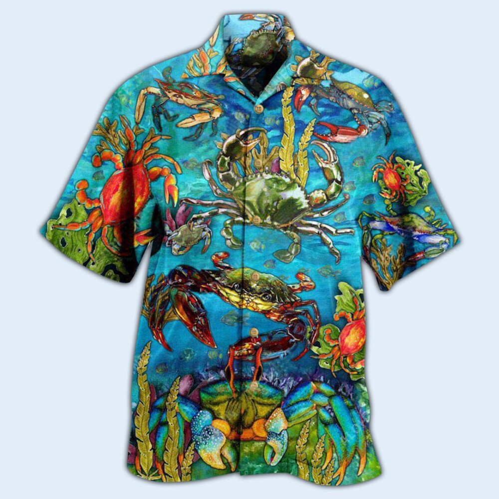 Crab Animals Life Is Better With A Crab - Hawaiian Shirt - Owl Ohh - Owl Ohh