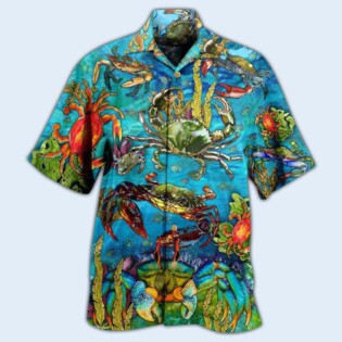 Crab Animals Life Is Better With A Crab - Hawaiian Shirt - Owl Ohh - Owl Ohh