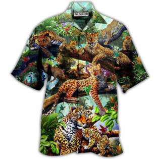 Leopard Animals Life Is Better With A Leopard In Forest - Hawaiian Shirt - Owl Ohh - Owl Ohh