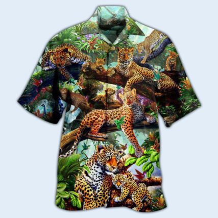 Leopard Animals Life Is Better With A Leopard In Forest - Hawaiian Shirt - Owl Ohh - Owl Ohh