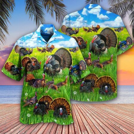 Turkey Animals Life Is Better With A Turkey - Hawaiian Shirt - Owl Ohh - Owl Ohh