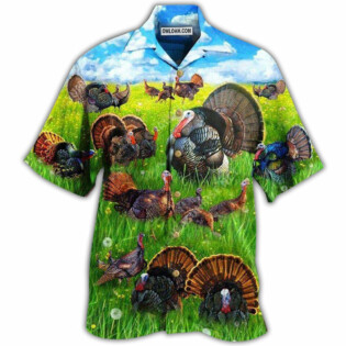 Turkey Animals Life Is Better With A Turkey - Hawaiian Shirt - Owl Ohh - Owl Ohh