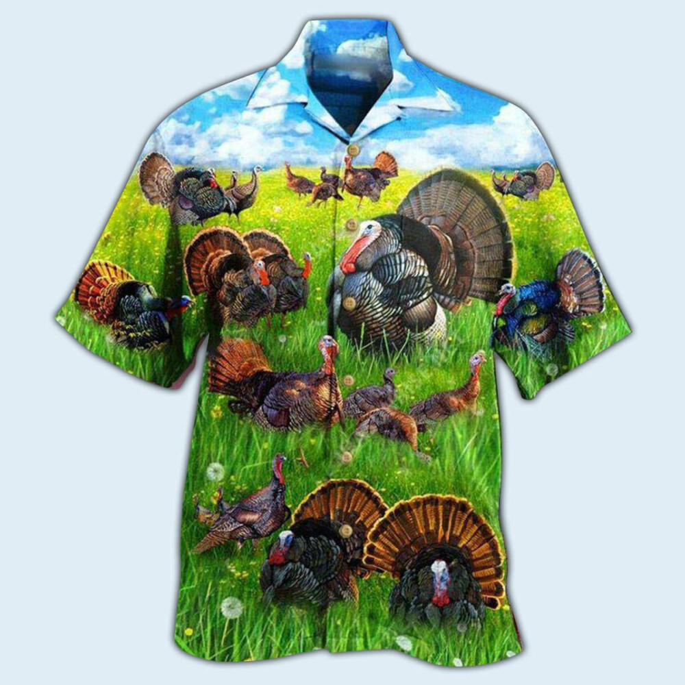 Turkey Animals Life Is Better With A Turkey - Hawaiian Shirt - Owl Ohh - Owl Ohh