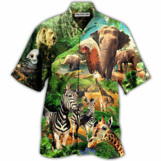 Animals Love And Conserve Our Wildlife And Diversity - Hawaiian Shirt - Owl Ohh - Owl Ohh