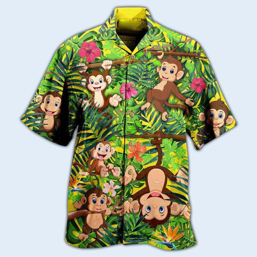 Monkey Animals Are My Spirit - Hawaiian Shirt - Owl Ohh - Owl Ohh