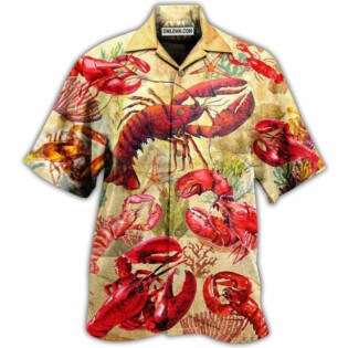 Shrimp Animals Red In The Ocean - Hawaiian Shirt - Owl Ohh - Owl Ohh