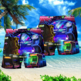 Game Arcade Gaming Make Me Happy - Beach Short - Owl Ohh - Owl Ohh