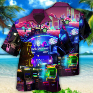 Game Arcade Gaming Make Me Happy - Hawaiian Shirt - Owl Ohh - Owl Ohh