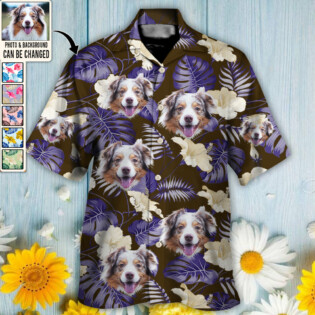Dog Lucky You Want Tropical Custom Photo - Hawaiian Shirt - Personalized Photo Gifts-Owl Ohh