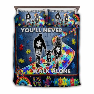 Autism Love You'll Never Walk Alone - Bedding Cover - Owl Ohh - Owl Ohh