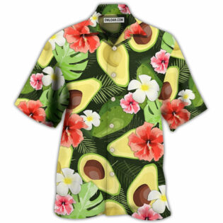Avocado Tropical Floral - Hawaiian Shirt - Owl Ohh for men and women, kids - Owl Ohh