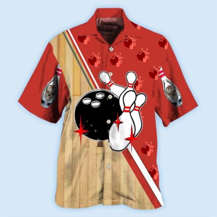 Bowling Awesome Ball Skull - Hawaiian Shirt - Owl Ohh - Owl Ohh