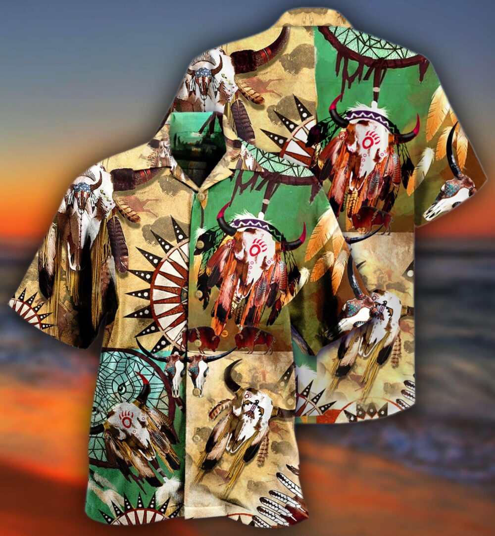 Native American Awesome Spirit Cool - Hawaiian Shirt - Owl Ohh - Owl Ohh