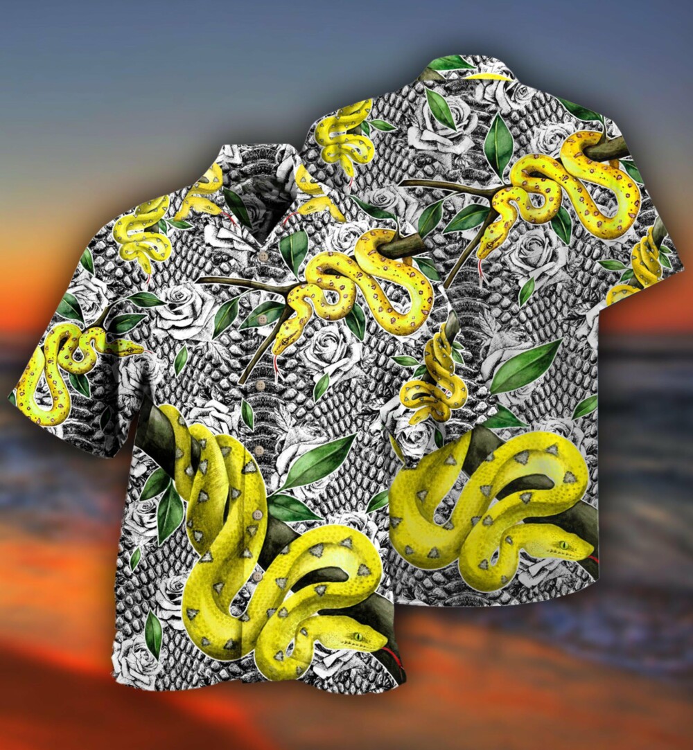 Snake Animals Awesome Snake - Hawaiian Shirt - Owl Ohh - Owl Ohh